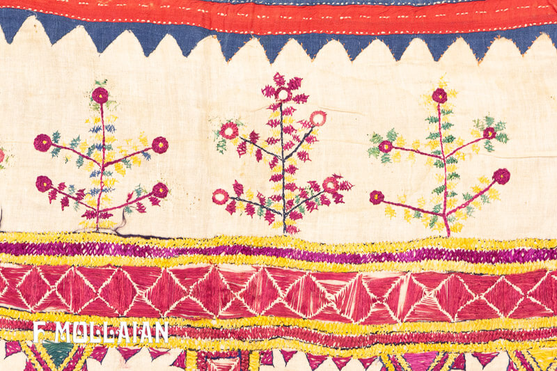 Antique Uzbekistan Embroidery Textile n°:35907988